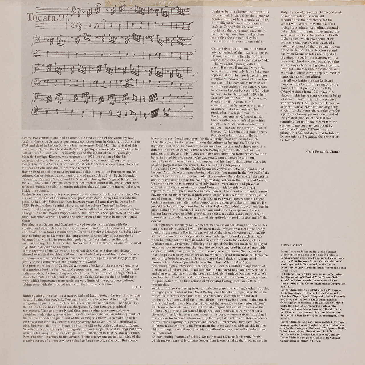 Seixas: Sonatas