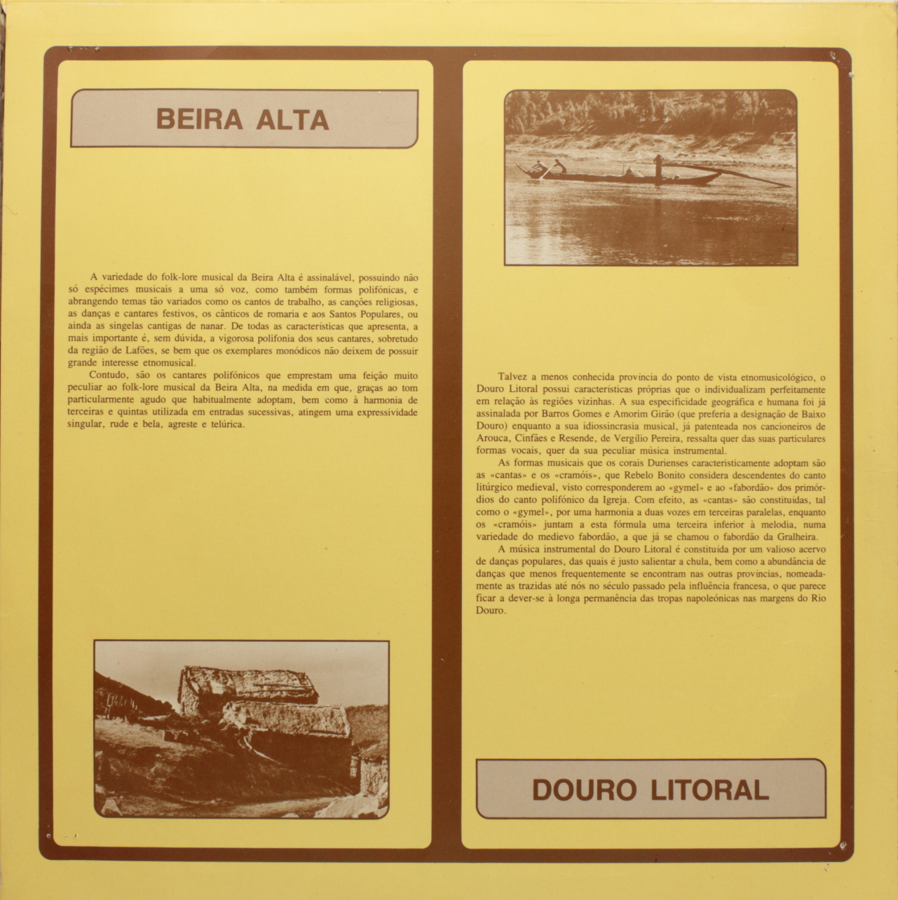 Recolhas musicais da tradição oral portuguesa: Beira Alta e Douro Litoral