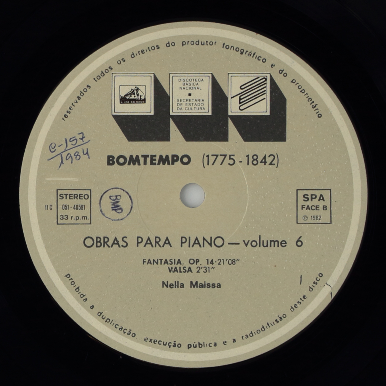 Bomtempo: Obras para Piano - Volume 6