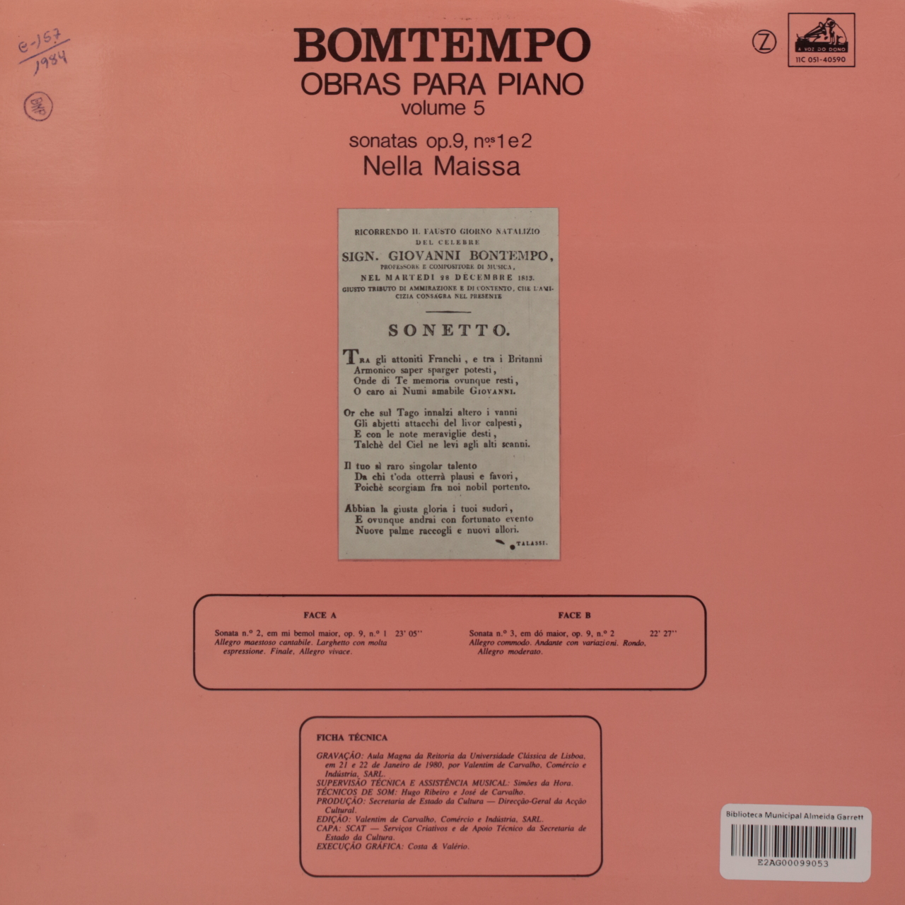Bomtempo: Obras para Piano - Volume 5