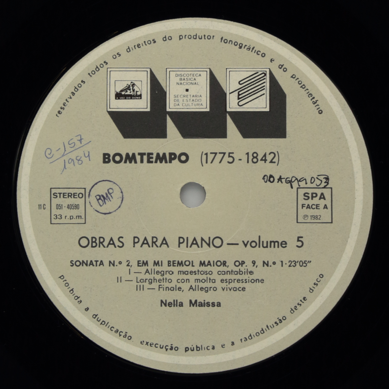Bomtempo: Obras para Piano - Volume 5