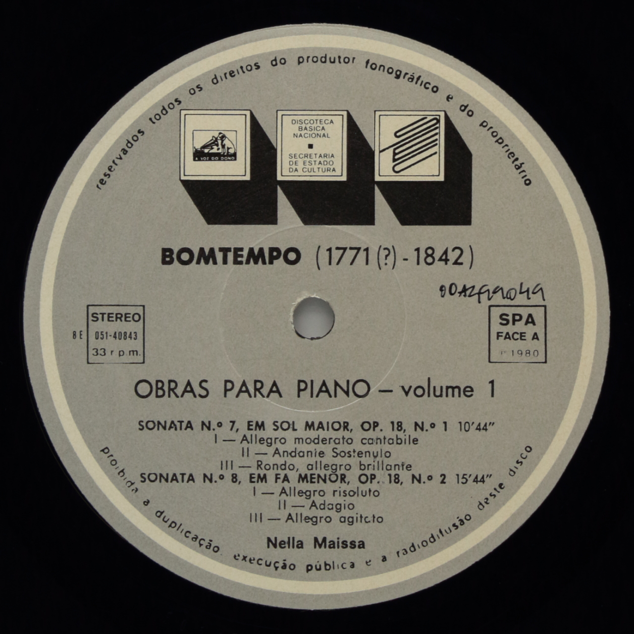 Bomtempo: Obras para Piano - Volume 1