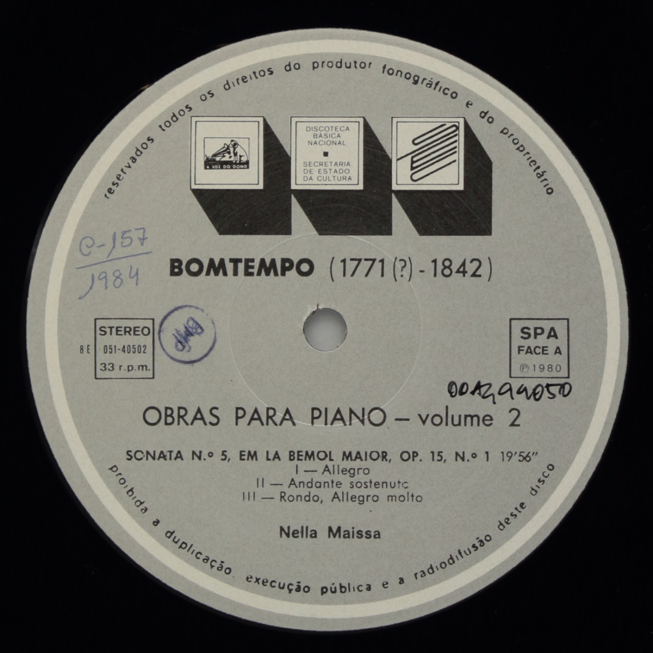 Bomtempo: Obras para Piano - Volume 2