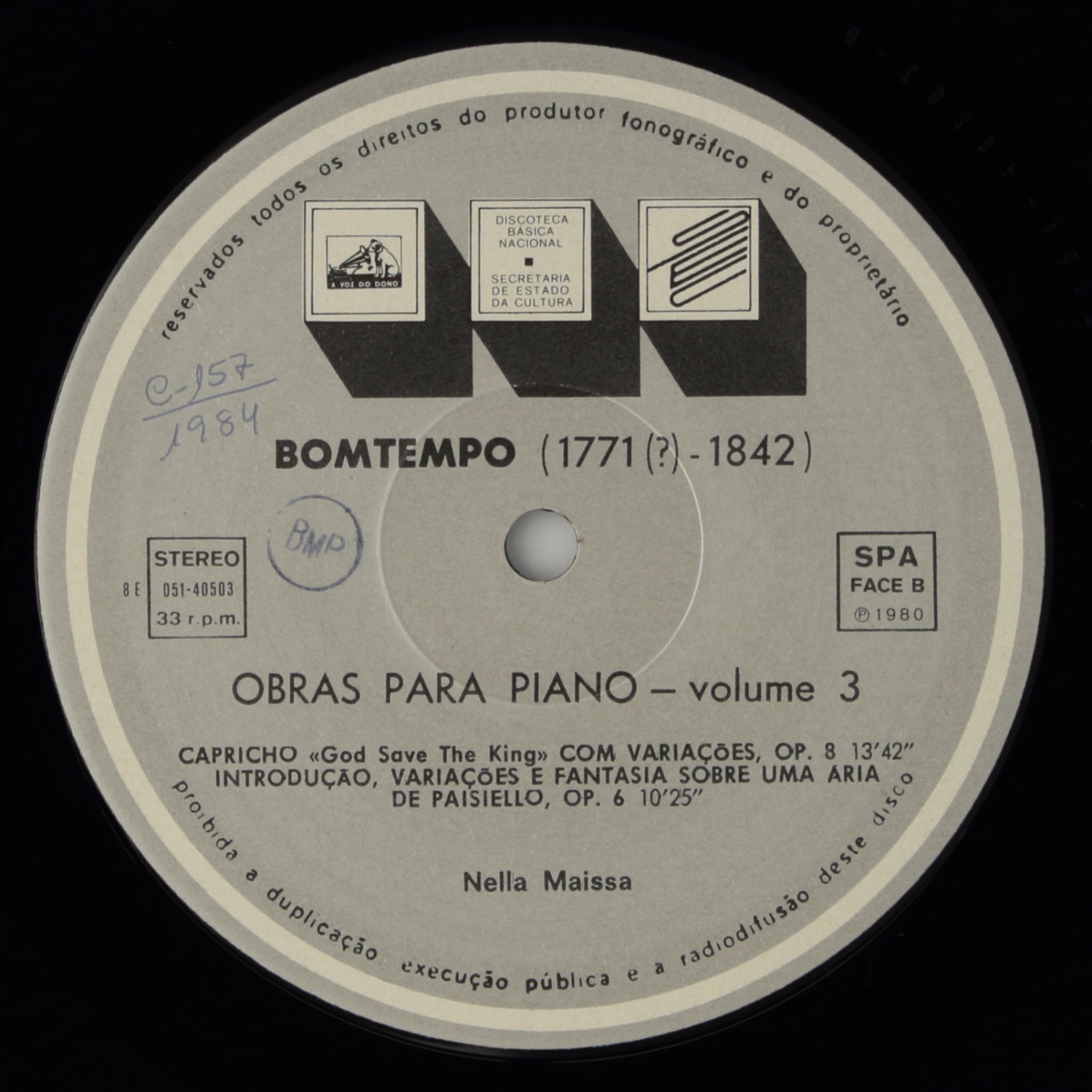 Bomtempo: Obras para Piano - Volume 3