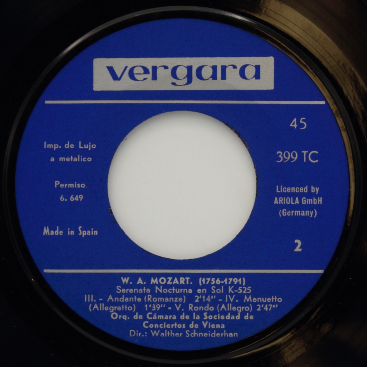 Mozart: Serenata Nocturna en Sol K 525