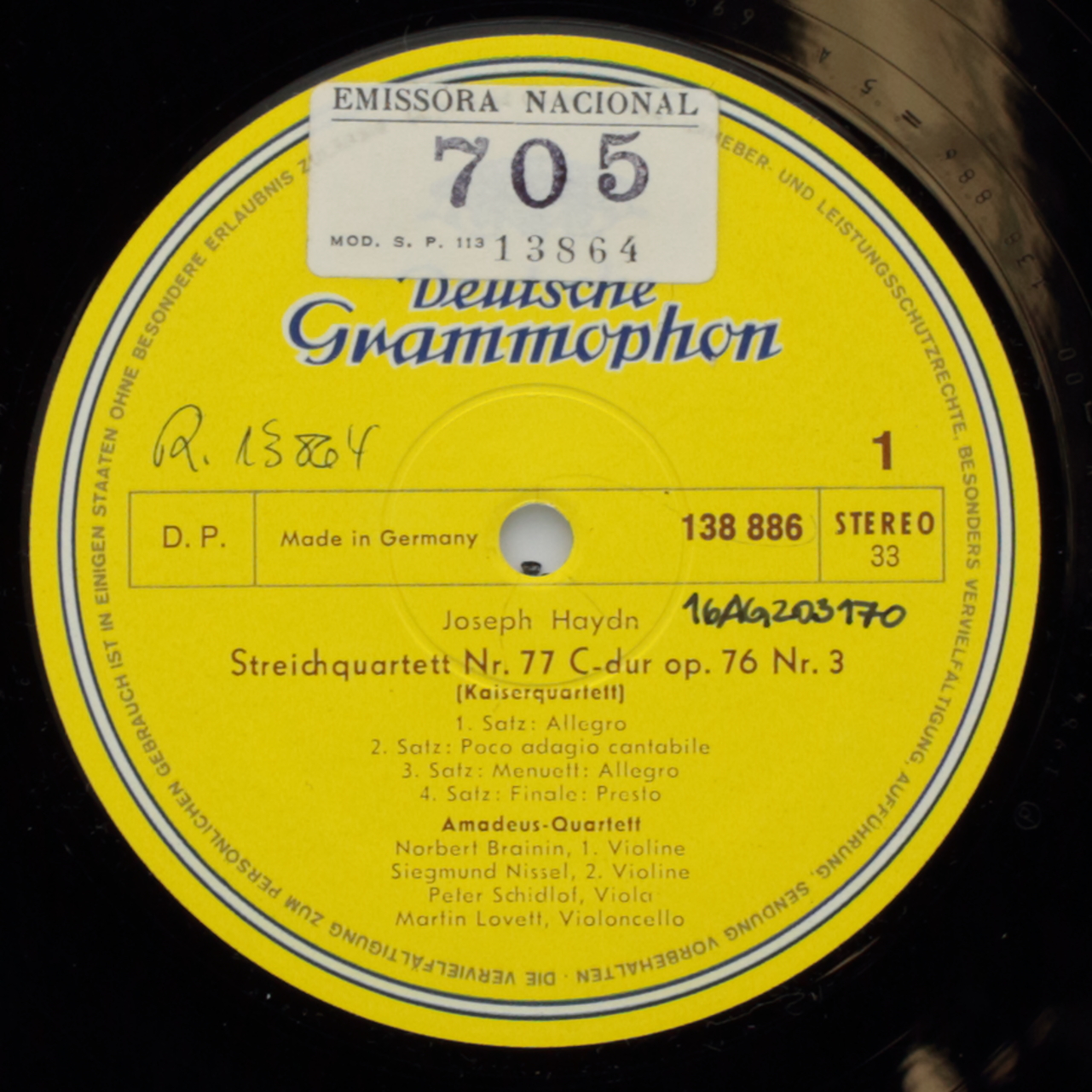Haydn: Kaiserquartett (Emperor) / Mozart: Jagdquartett (Hunting)