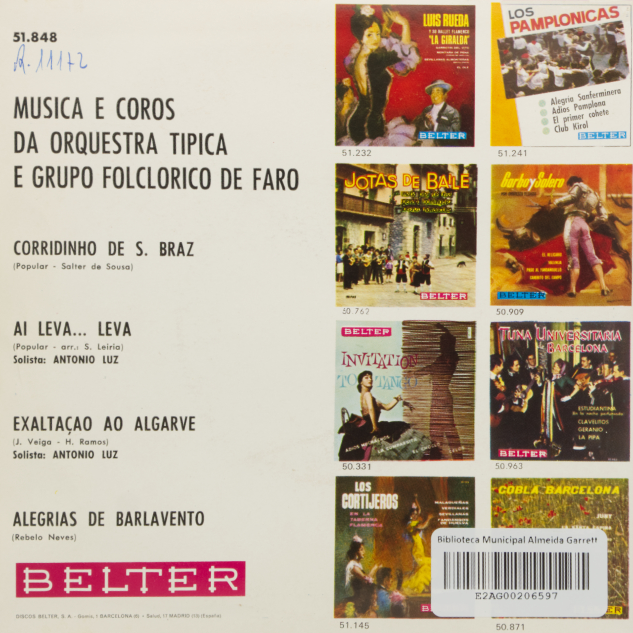 Musica e Coros da Orquestra Típica e Grupo Folclórico de Faro