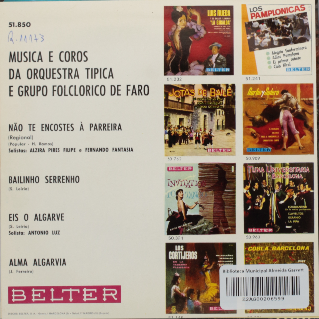 Musica e Coros da Orquestra Típica e Grupo Folclórico de Faro