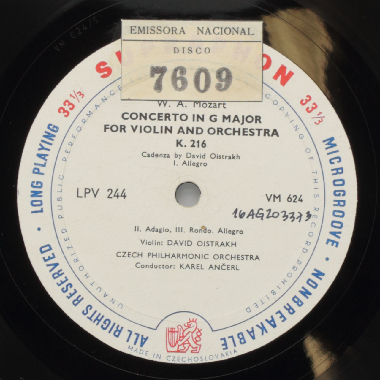 Mozart: Concerto in G major / Beethoven: Romance in F major; Sonata No. 1 in D major