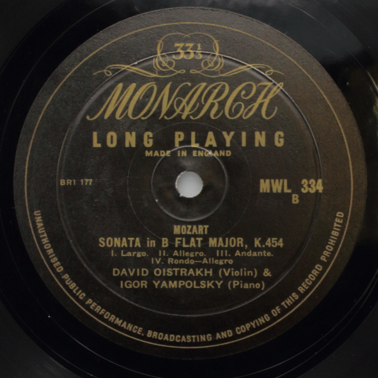 Mozart: Sonata in G major, K. 379; Sonata in B flat major, K.454