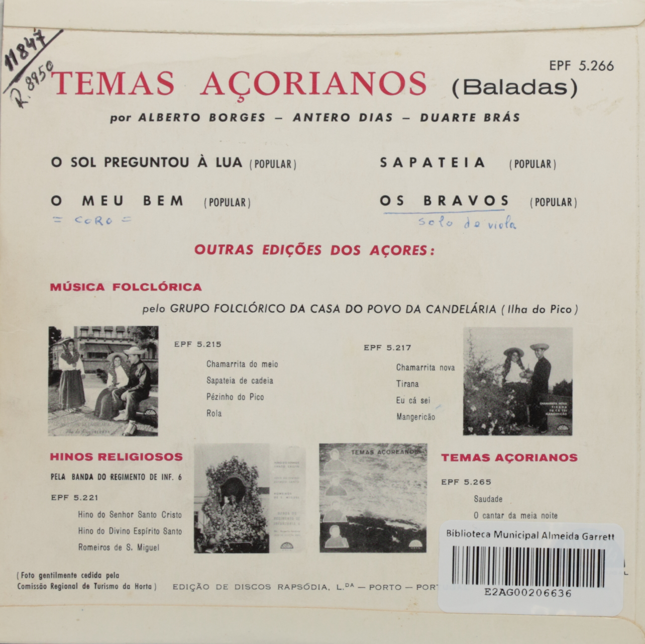 Temas açorianos: Baladas