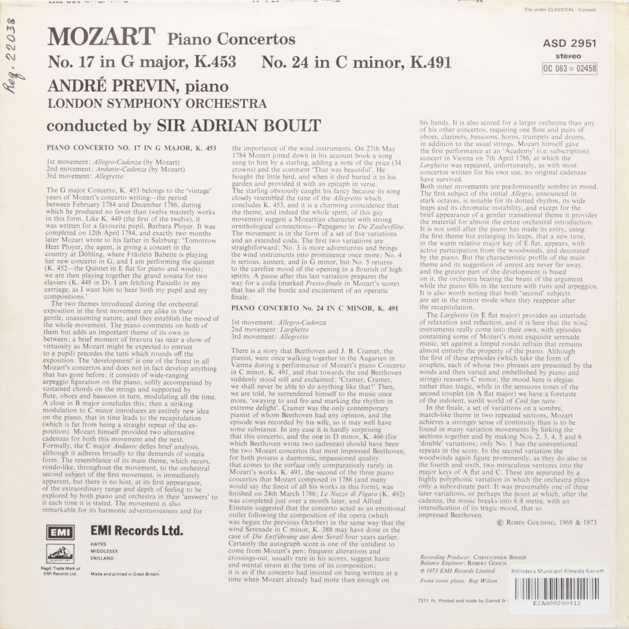 Mozart: Piano Concertos