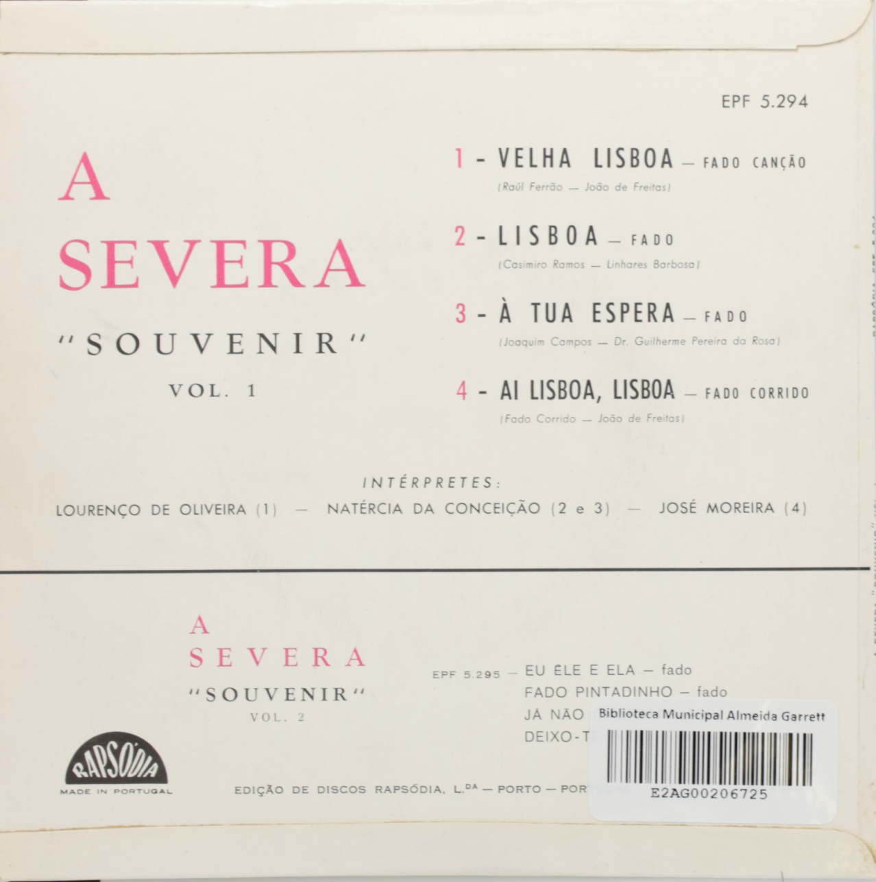 A Severa Souvenir vol. 1