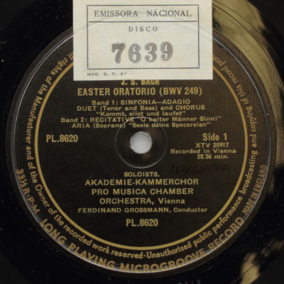 Bach: Easter Oratorio