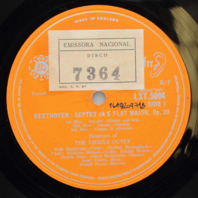 Beethoven: Septet in E flat major Opus 20