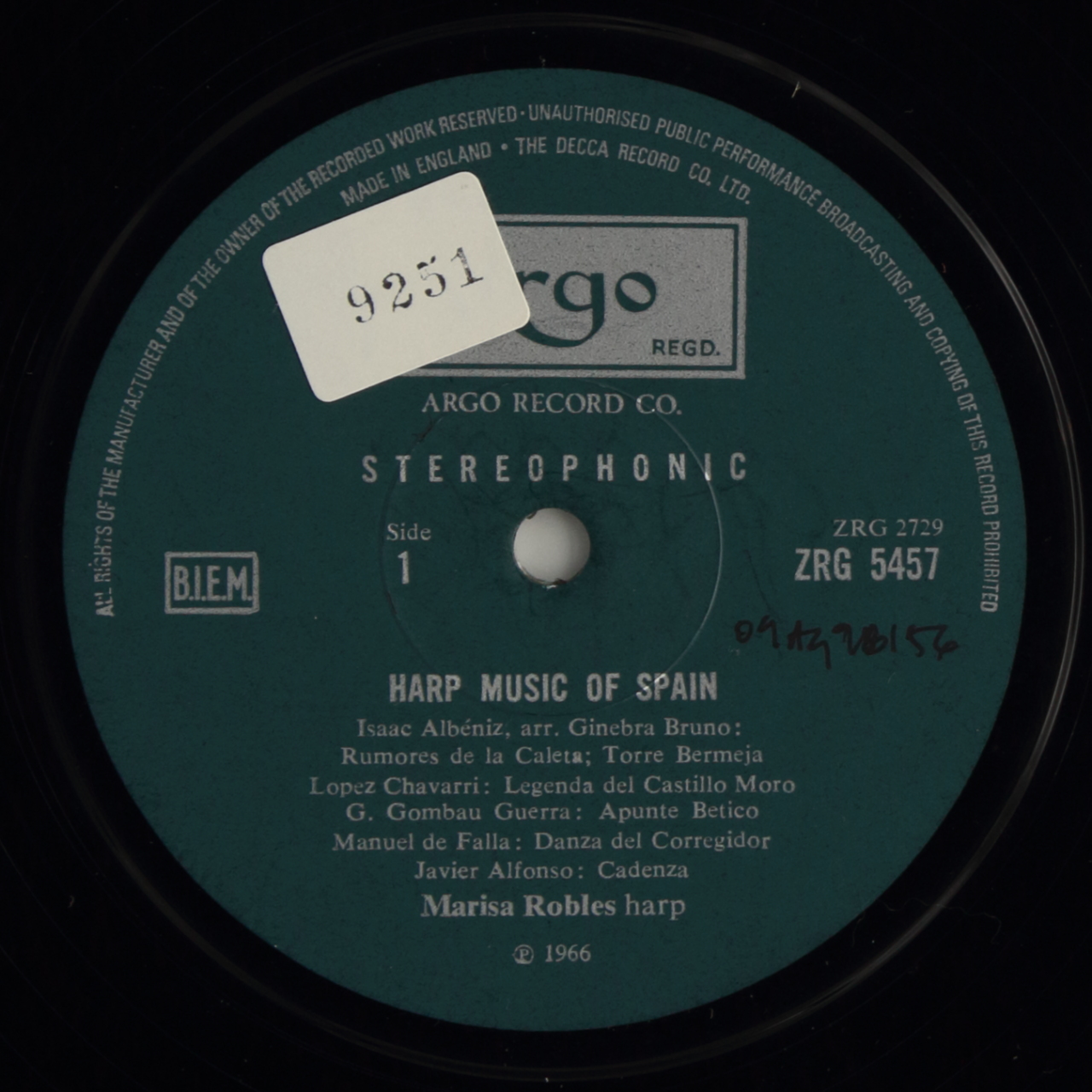 Harp Music of Spain