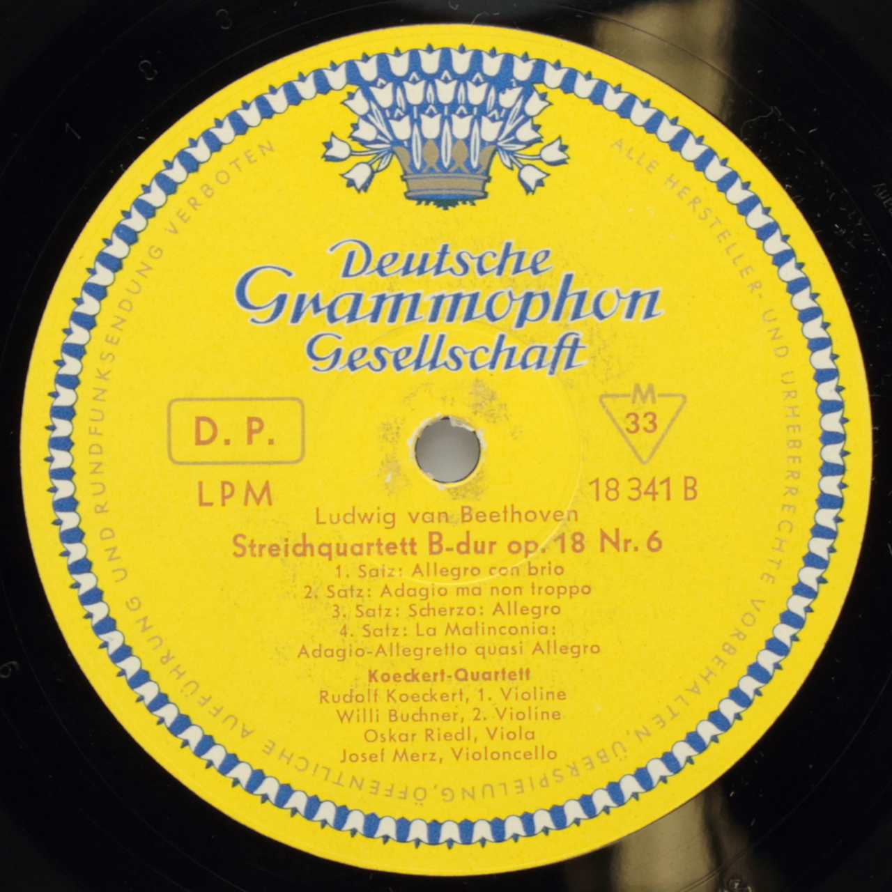 Beethoven: Streichquartett A-dur op. 18 Nº 5; Streichquartett B-dur op. 18 Nº 6