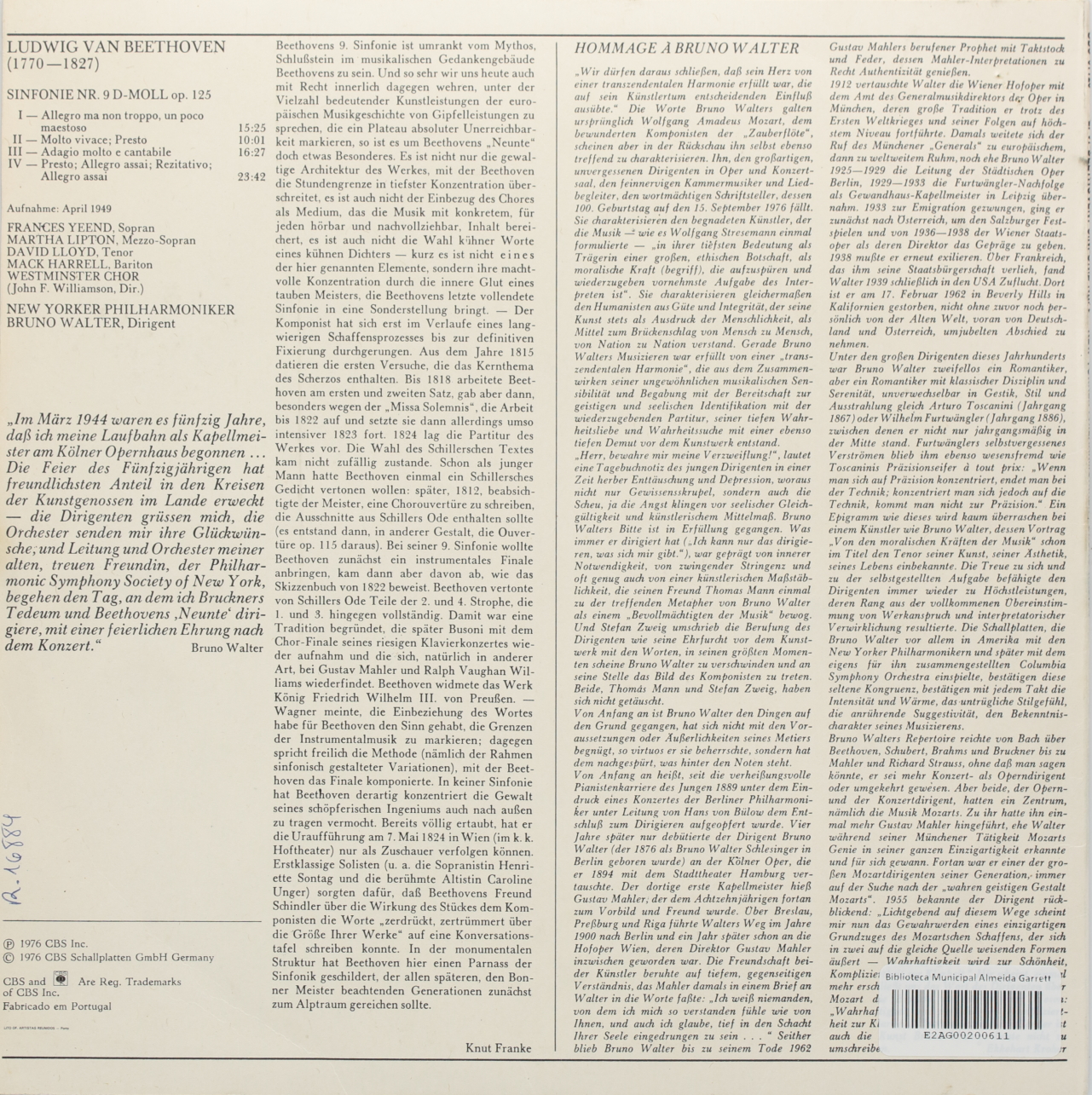 Beethoven: Sinfonie Nr. 9 d-moll op. 125