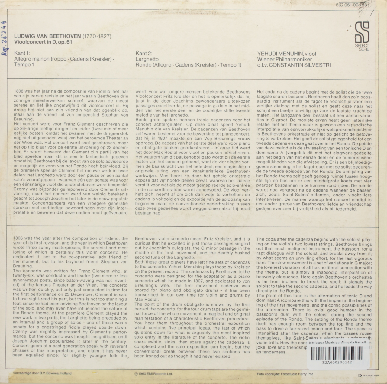 Beethoven: Vioolconcert