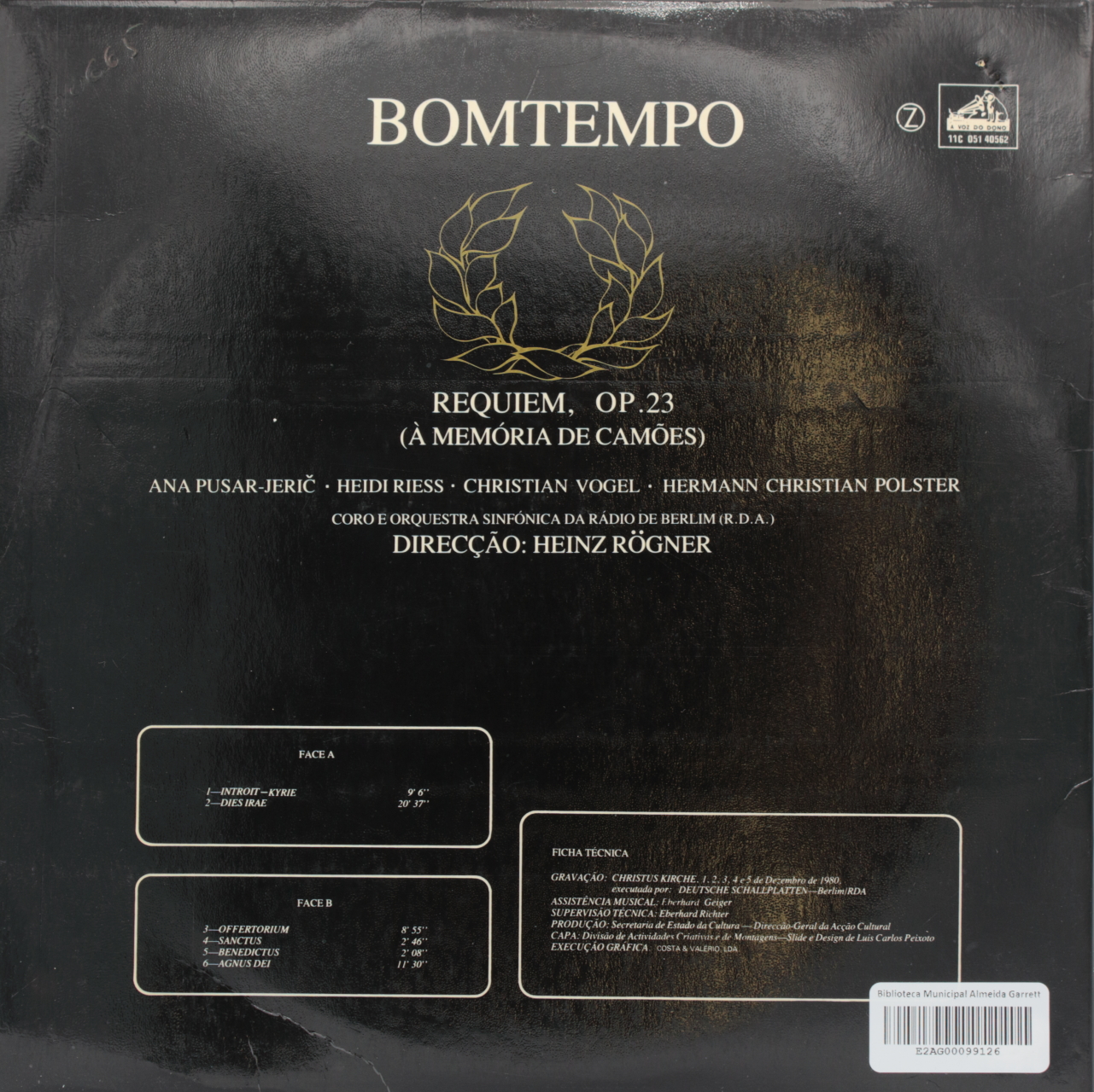 Bomtempo: Requiem, Op. 23 - À memória de Camões