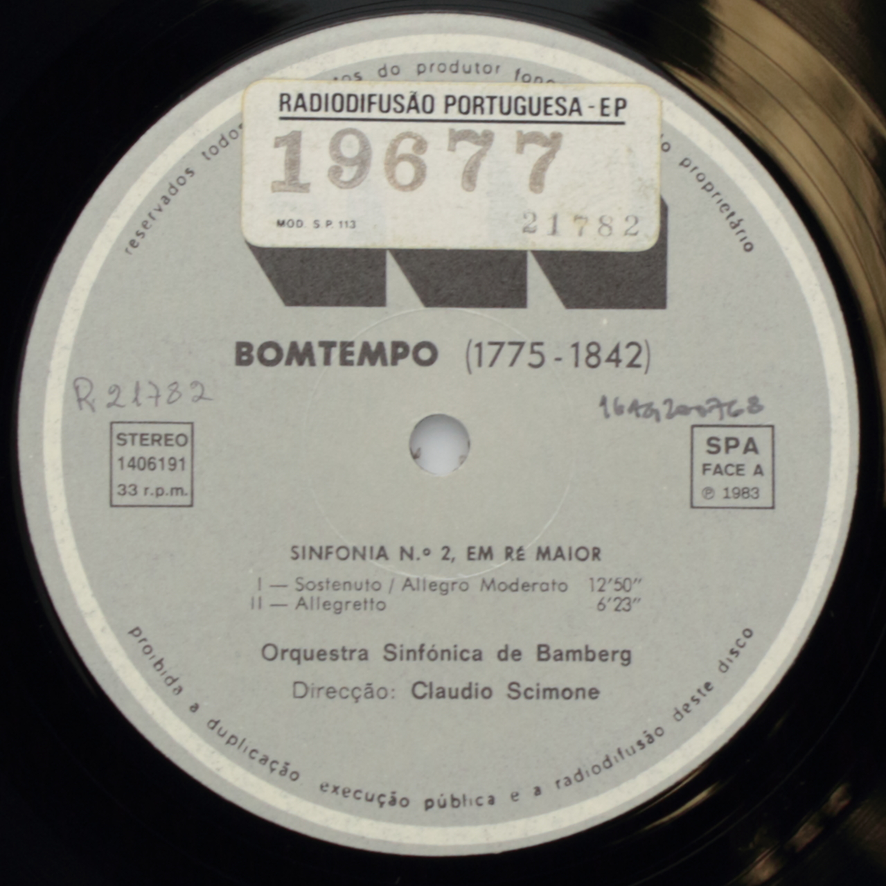 Bomtempo: Sinfonia Nº 2, em Ré maior