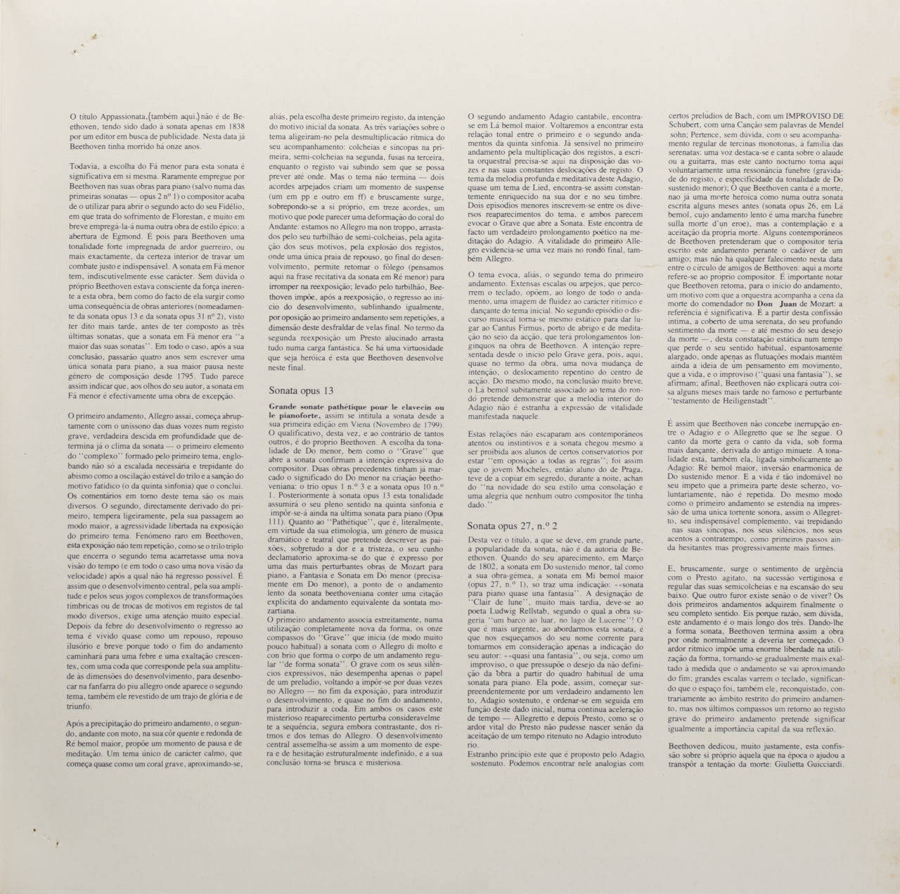 Beethoven: Klaviersonaten Nº 8, 14, 23