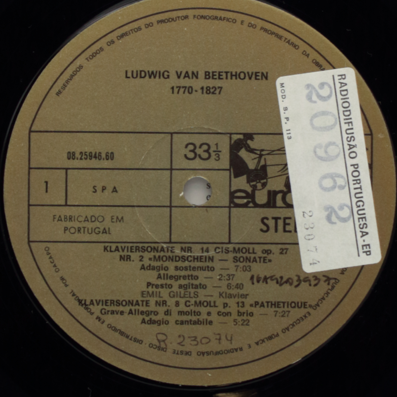 Beethoven: Klaviersonaten Nº 8, 14, 23