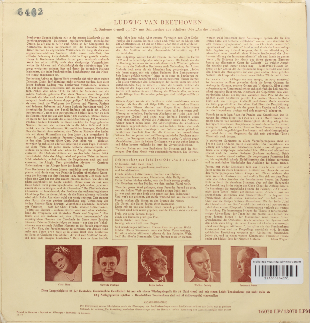 Beethoven: IX. Sinfonie d-moll op. 125