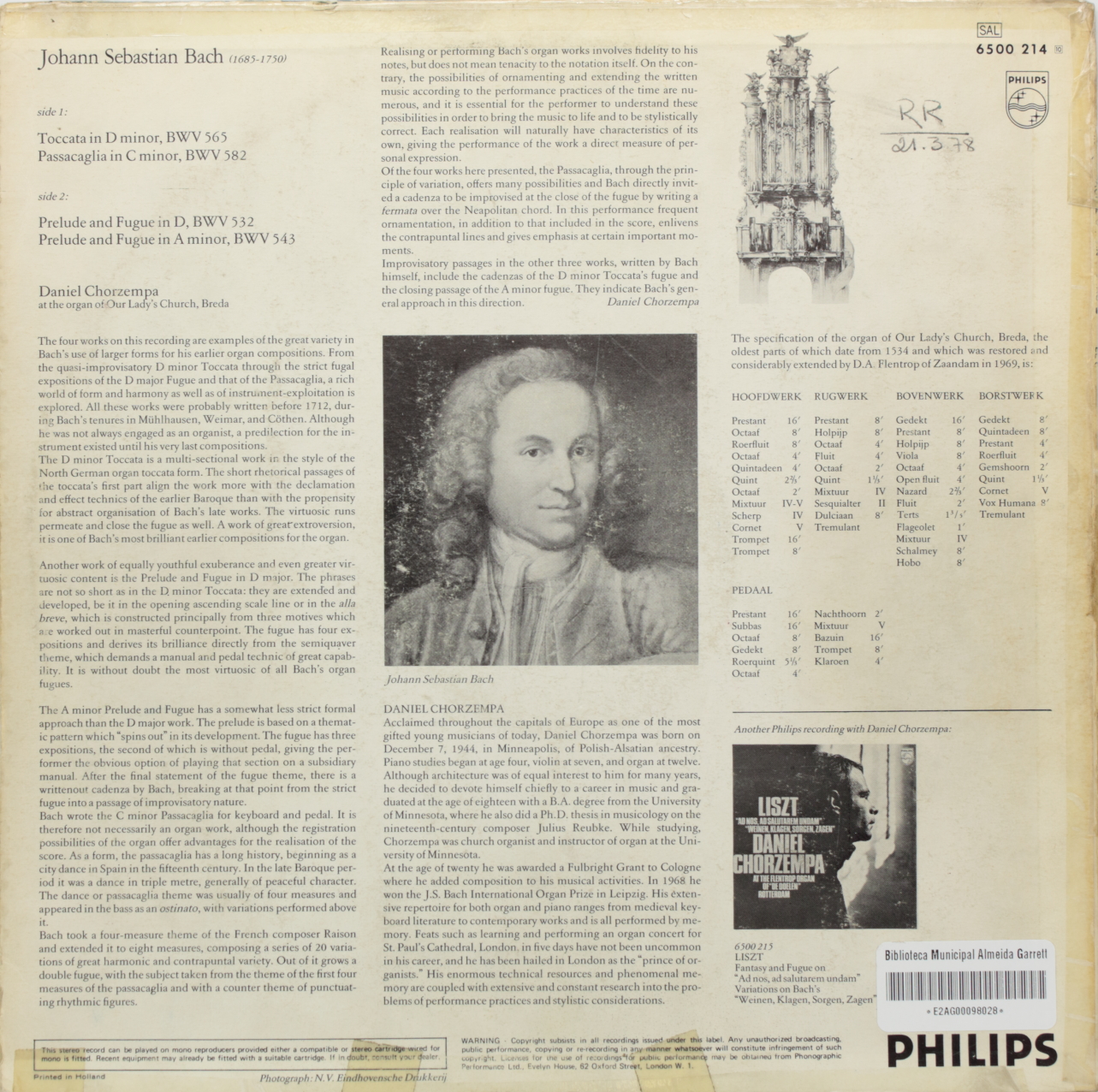 Bach: Organ Works