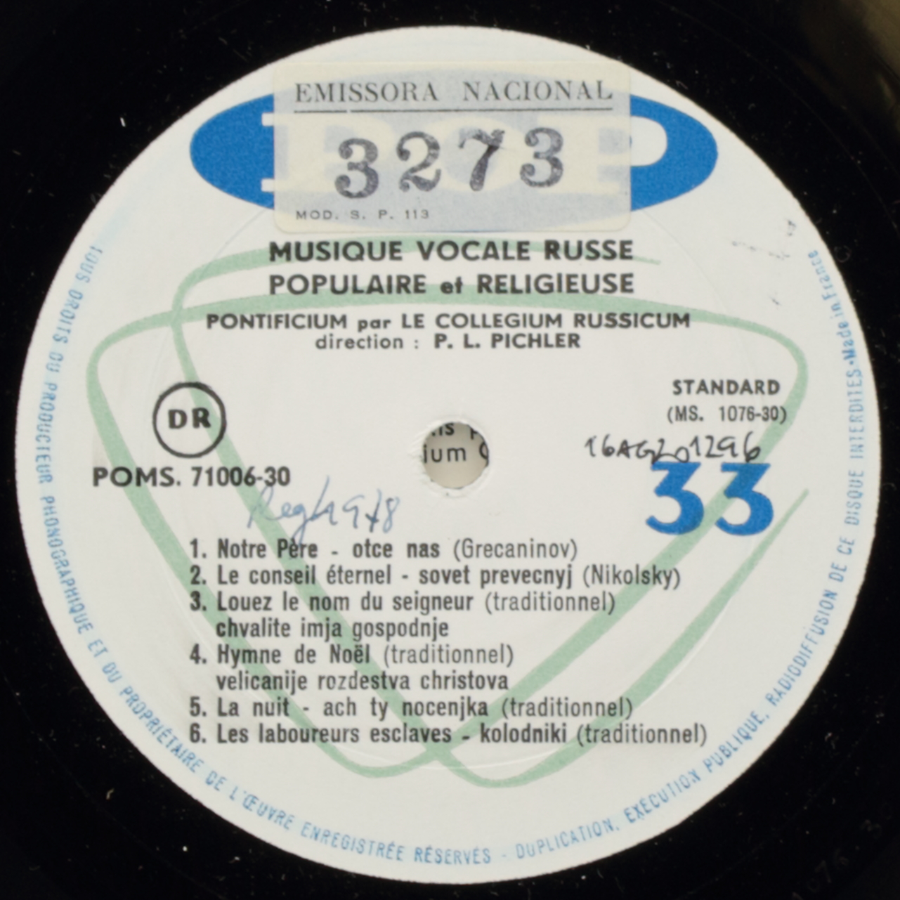 Musique vocale russe, Populaire et religieuse