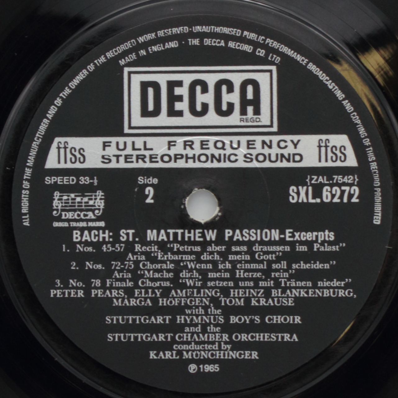 Bach: St. Matthew Passion - Excerpts