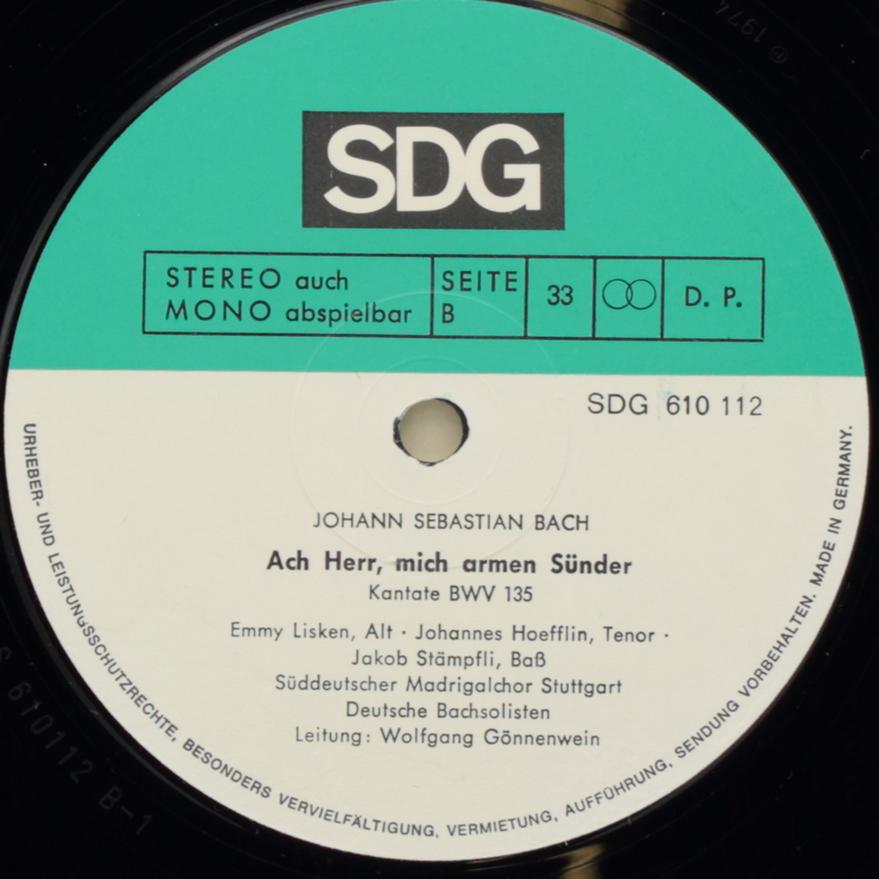 Bach: Wir danken dir, Gott Kantate BWV 29; Ach Herr, mich armen Sünder Kantate BWV 135