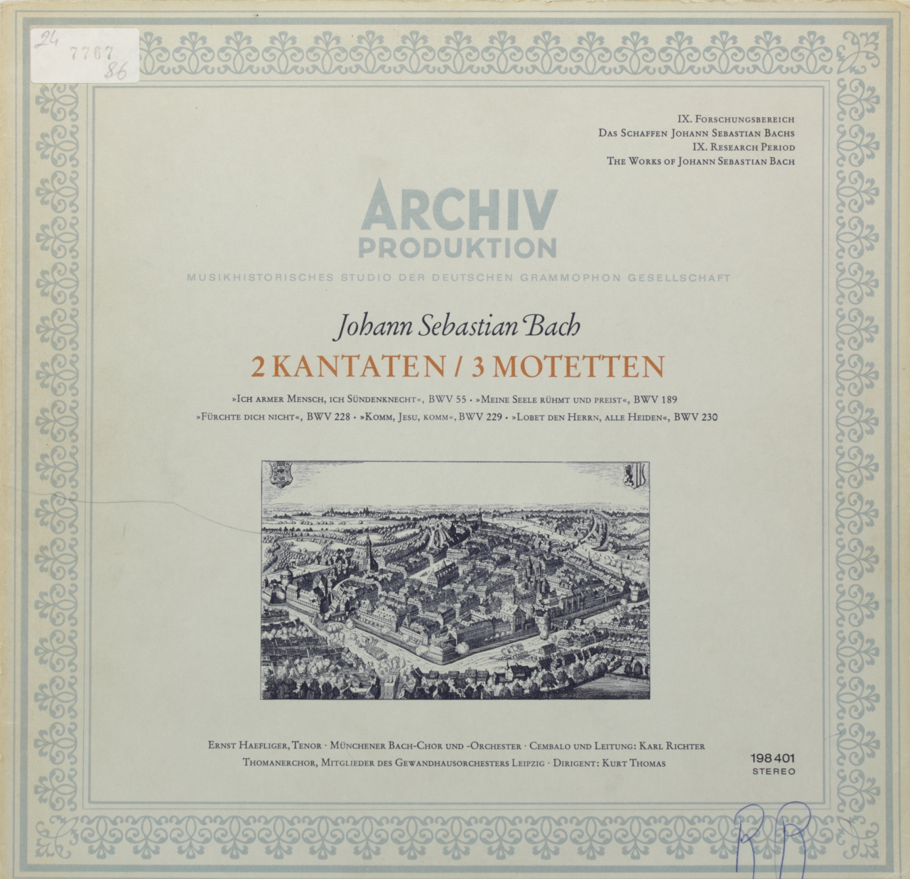 Bach: 2 Kantaten / 3 Motetten