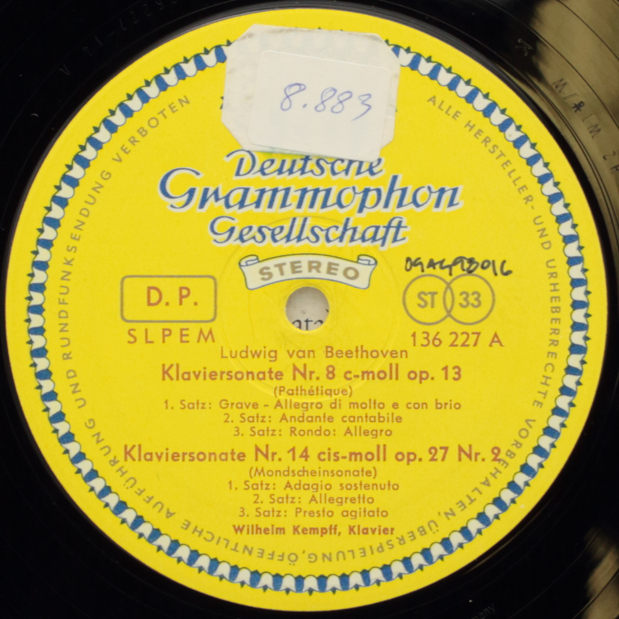 Beethoven: Sonaten Pathétique; Mondschein-Sonate; Apassionata