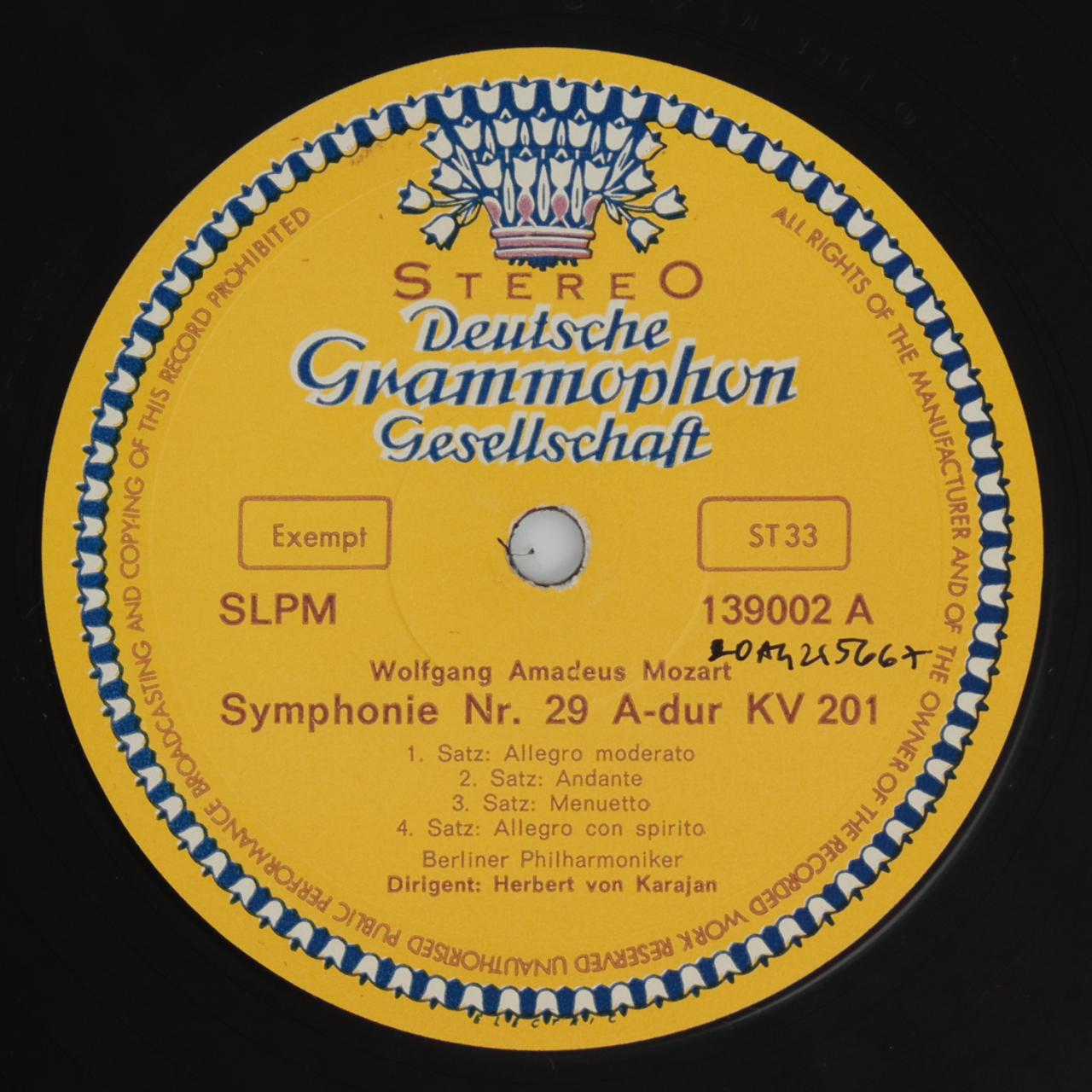 Mozart: Symphonien Nr. 29 KV 201, Nr. 33 KV 319