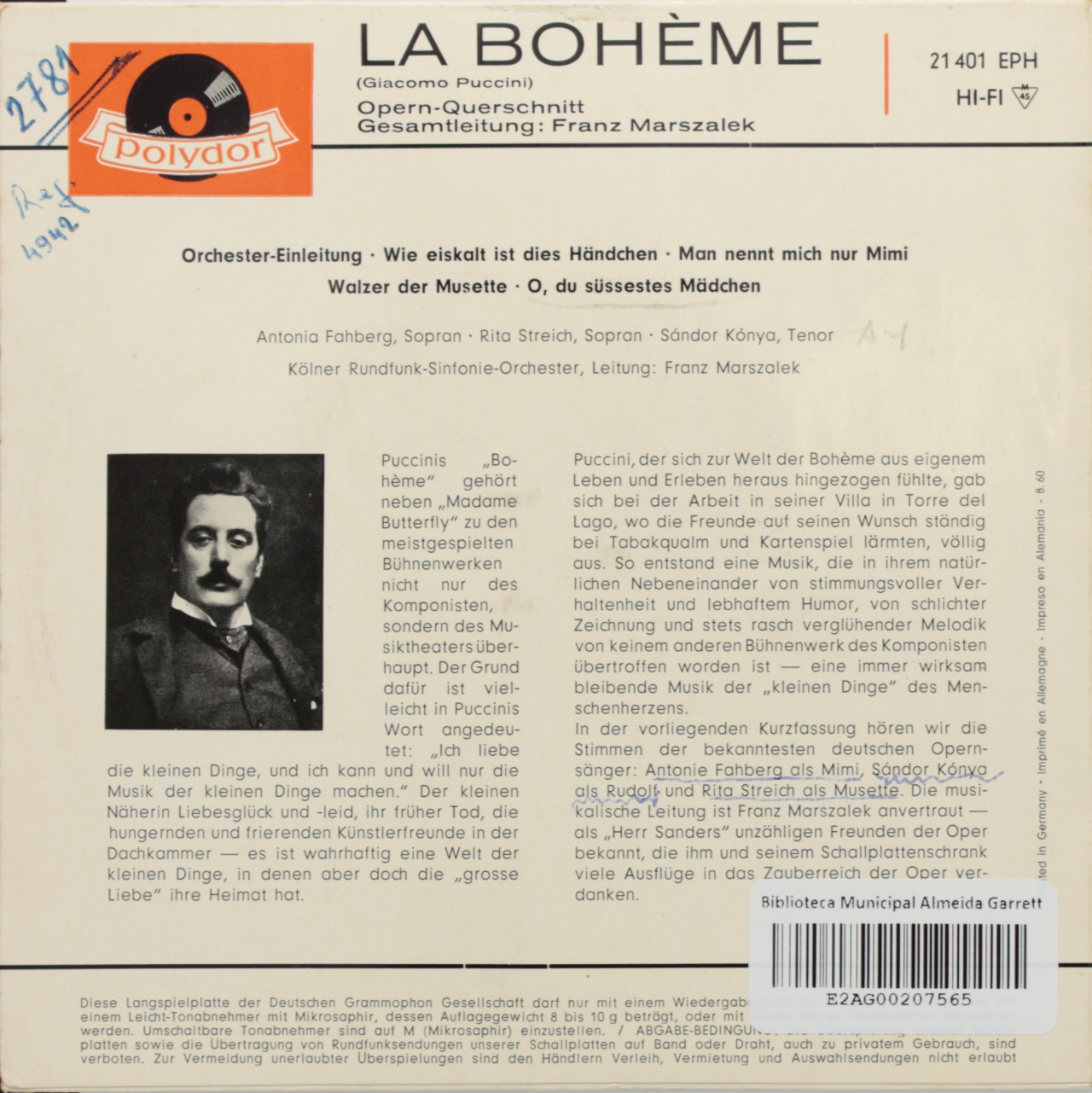Puccini: La Bohème