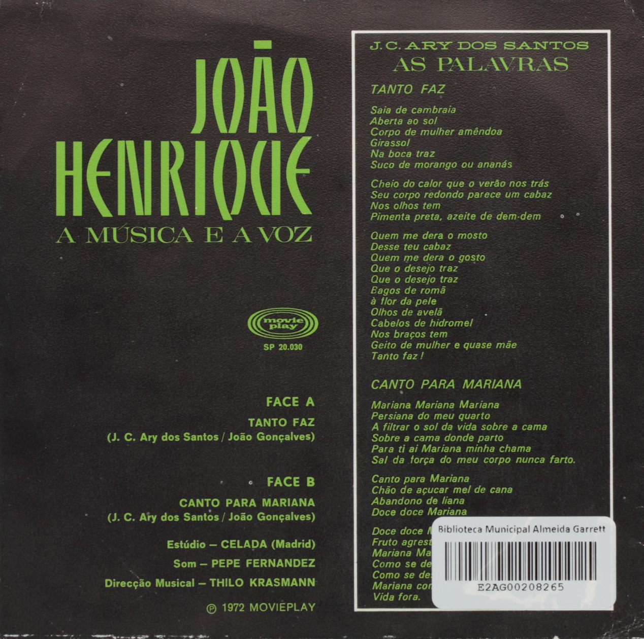 A música e a voz