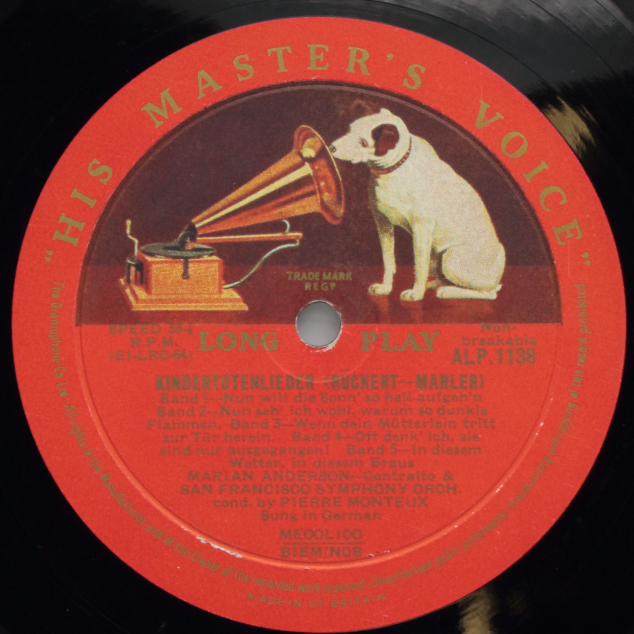 Brahms: Alto Rhapsody / Mahler: Kindertotenlieder