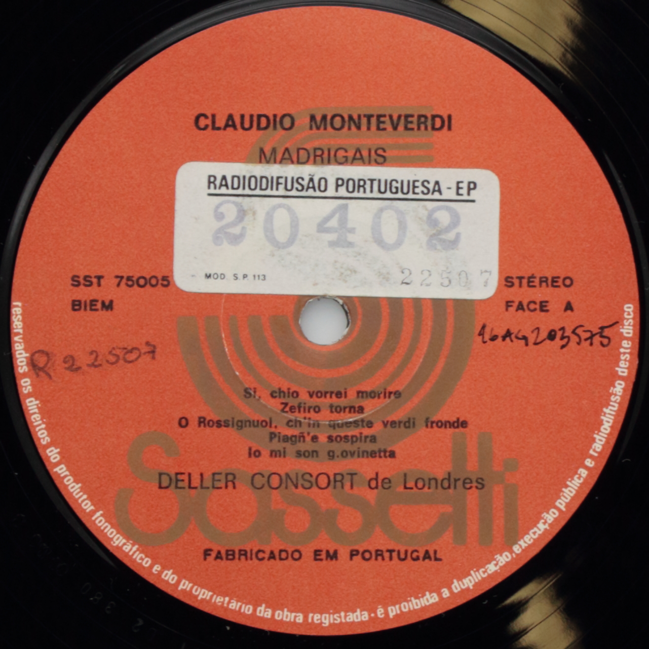 Monteverdi: Madrigais