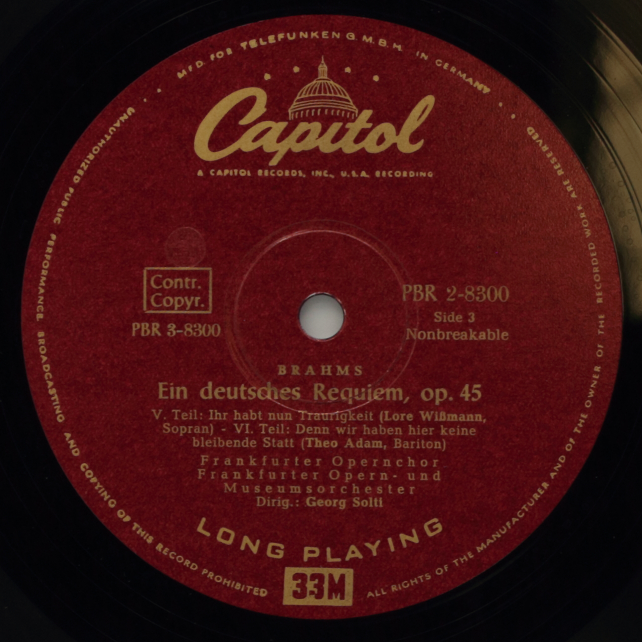 Brahms: Ein deutsches Requiem, op. 45