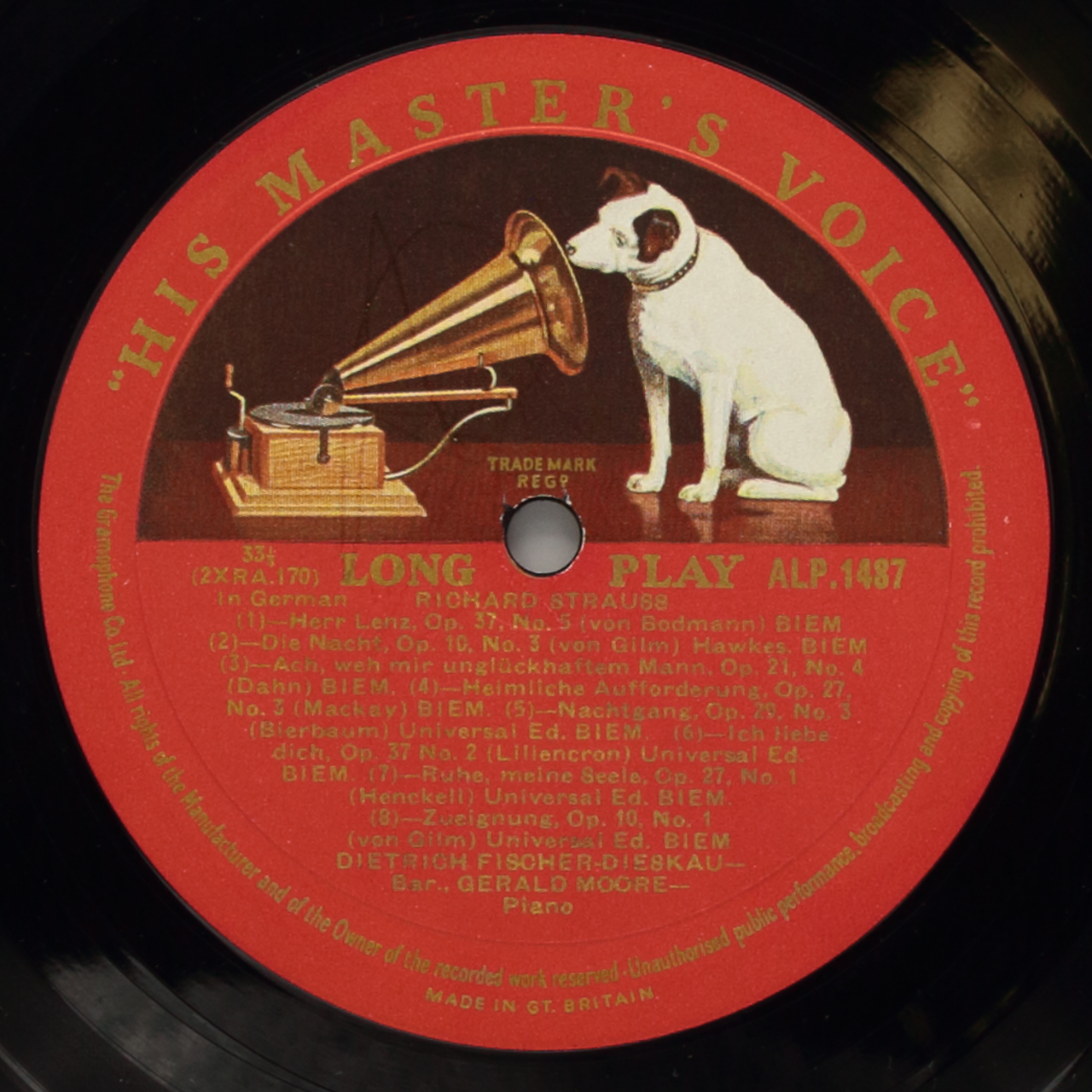 Songs by Richard Strauss