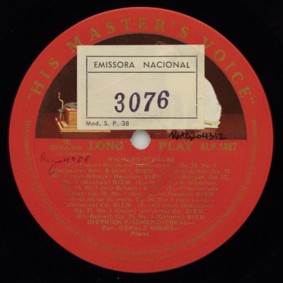 Songs by Richard Strauss