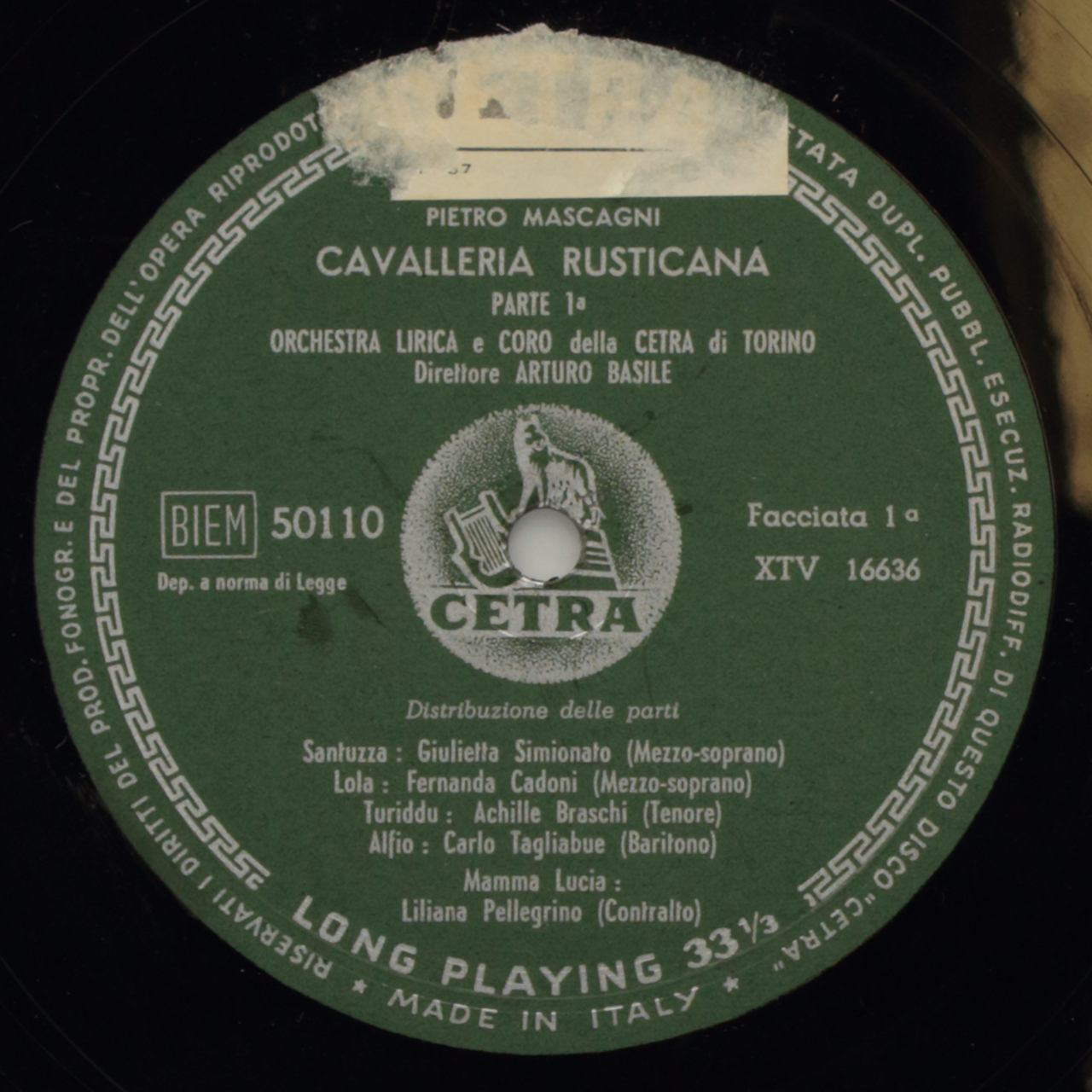 Mascagni: Cavalleria Rusticana