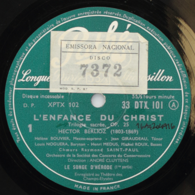 Berlioz: L'enfance du Christ