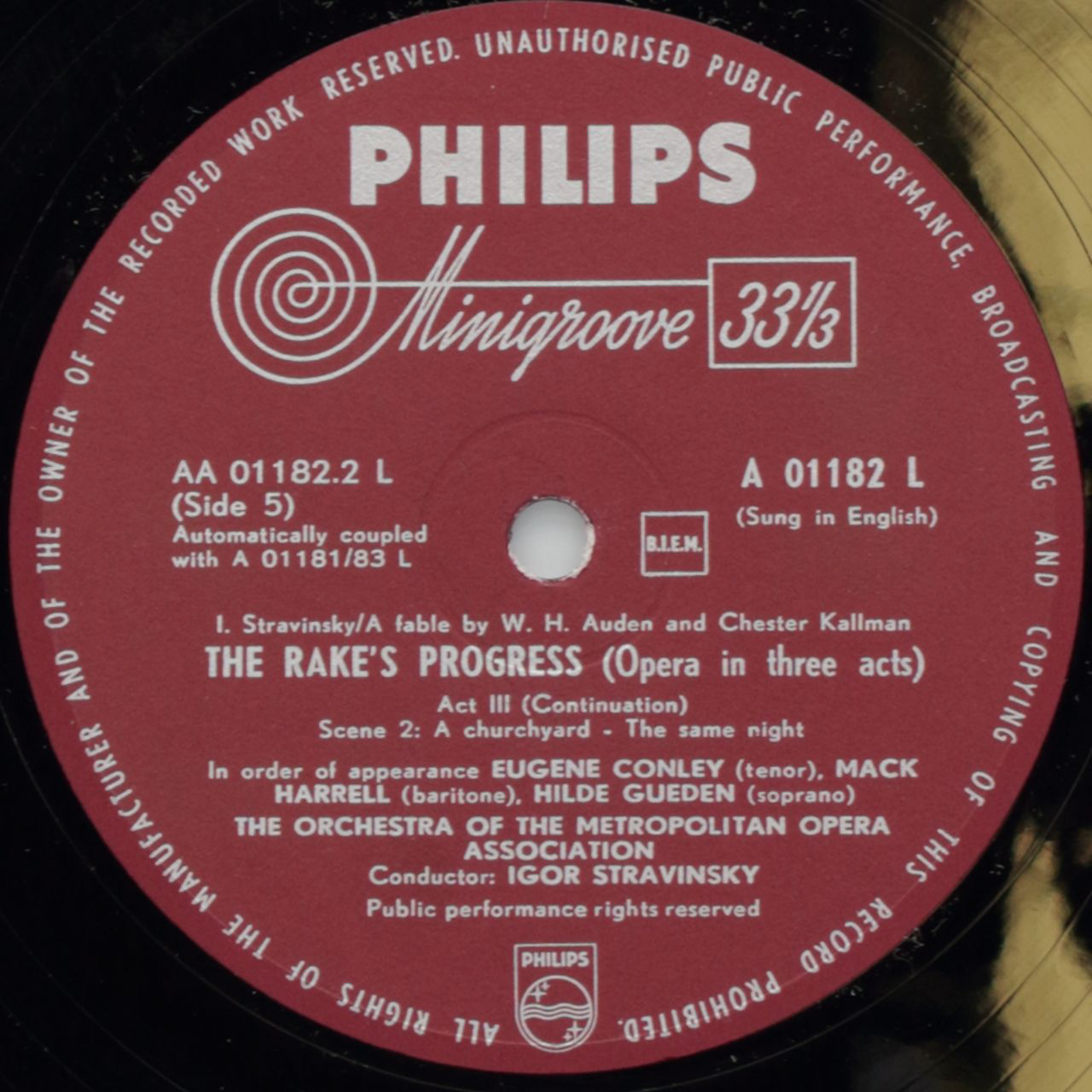 Stravinsky: The Rakes Progress