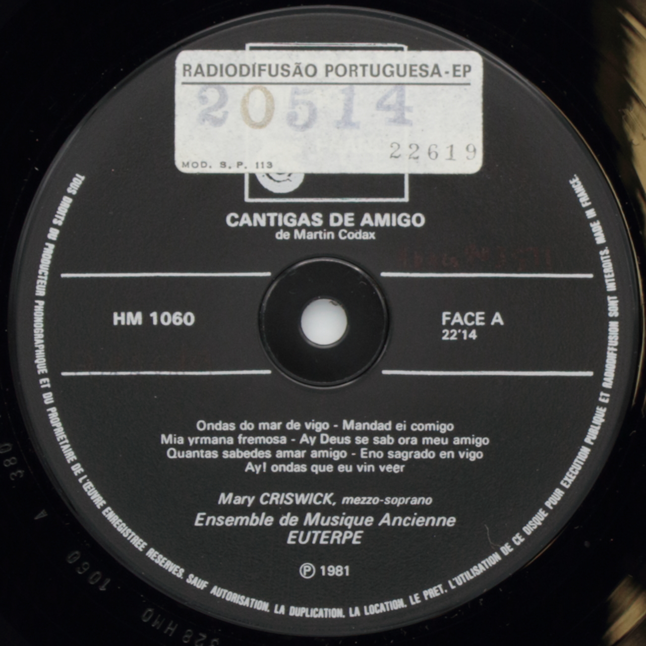 Martin Codax / Alphonse le Sage: Cantigas de amigo