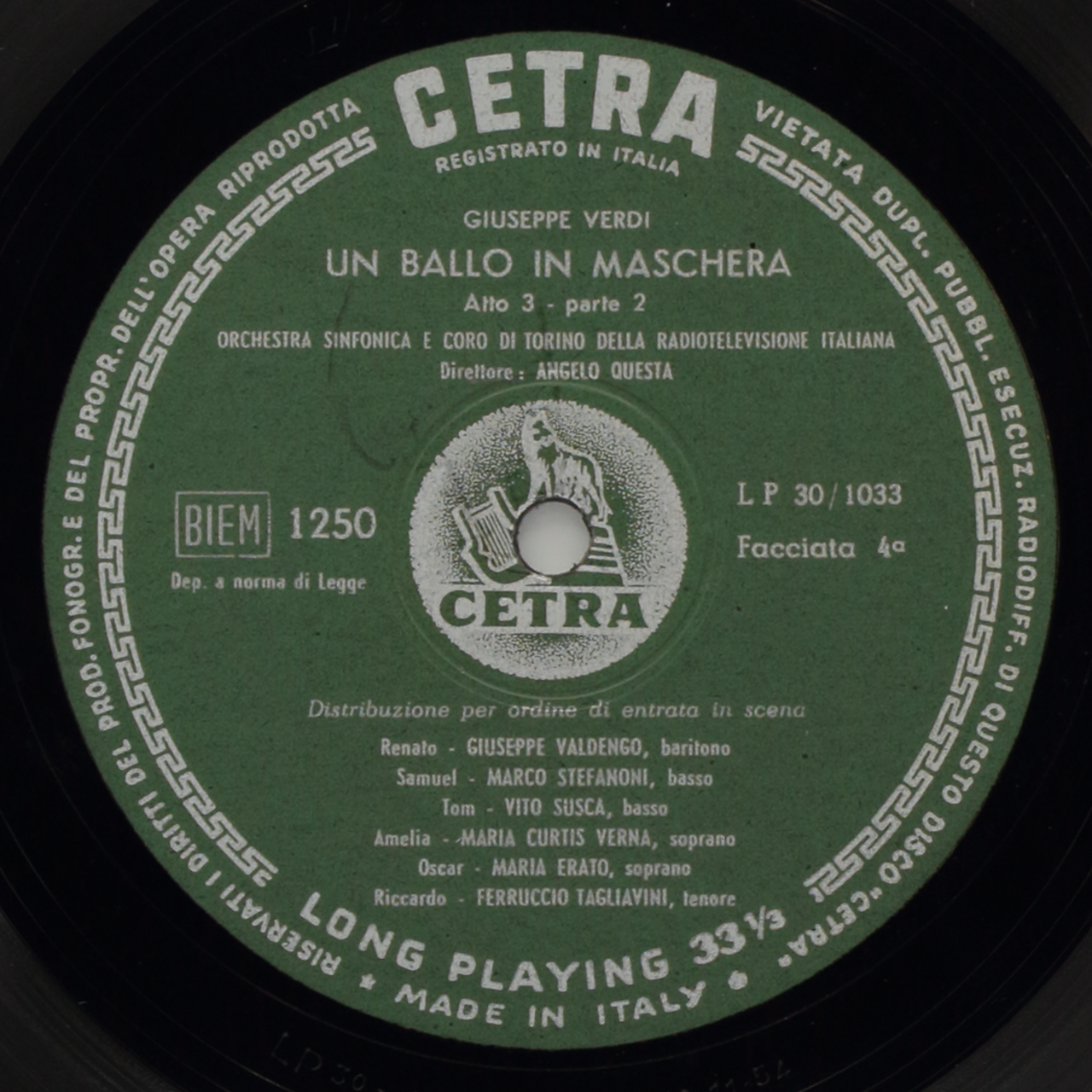 Verdi: Un ballo in maschera