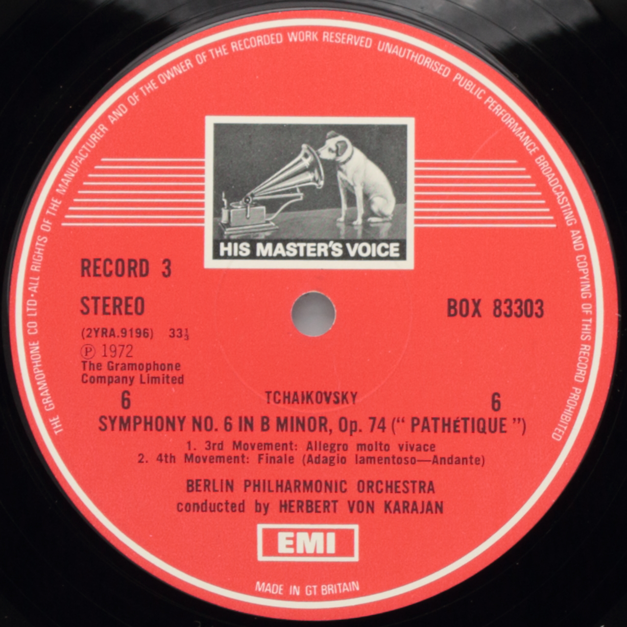 Tchaikovsky: Symphonies Nº 4, Nº 5 e Nº 6