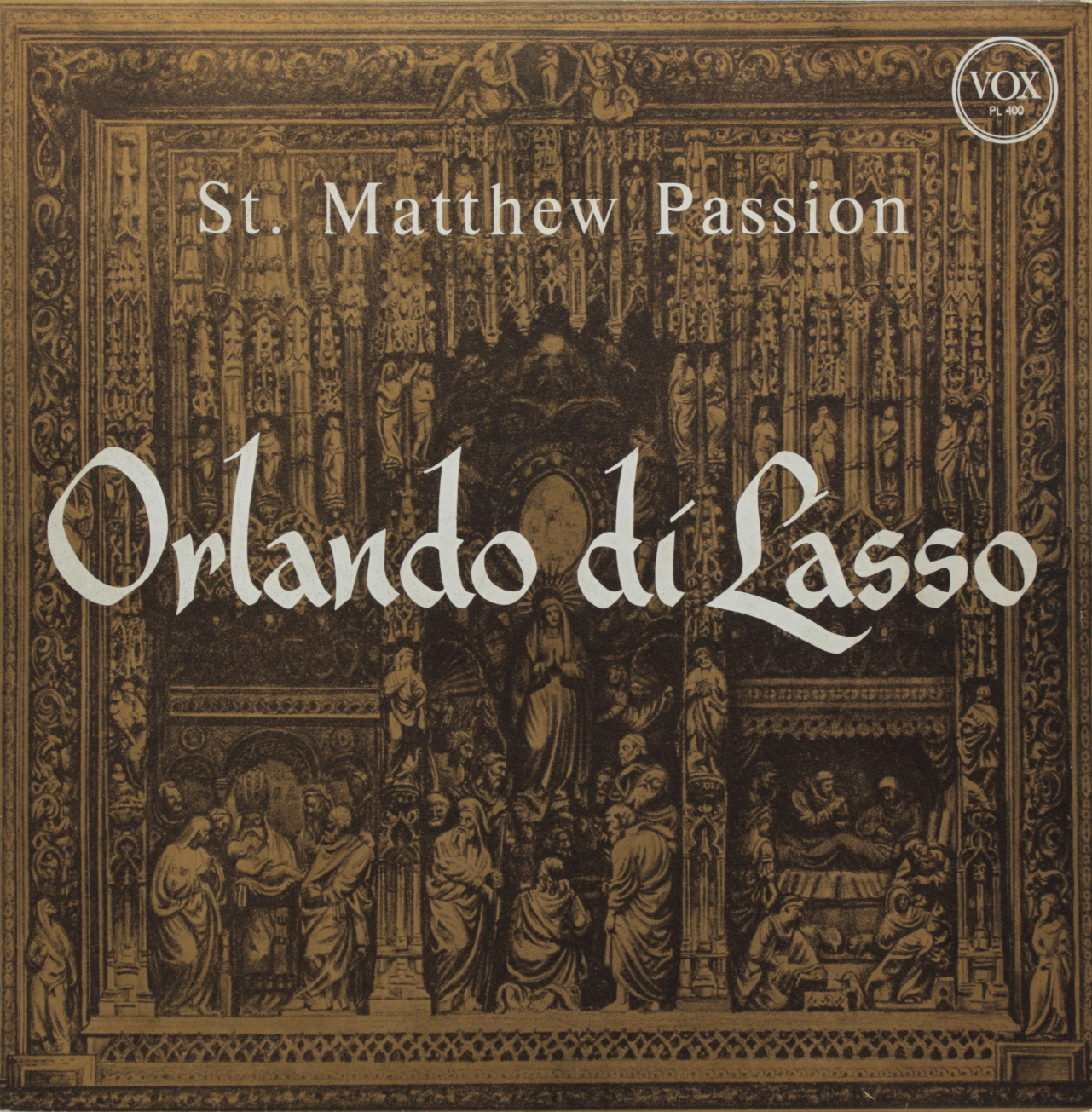 Lasso: St. Matthew Passion