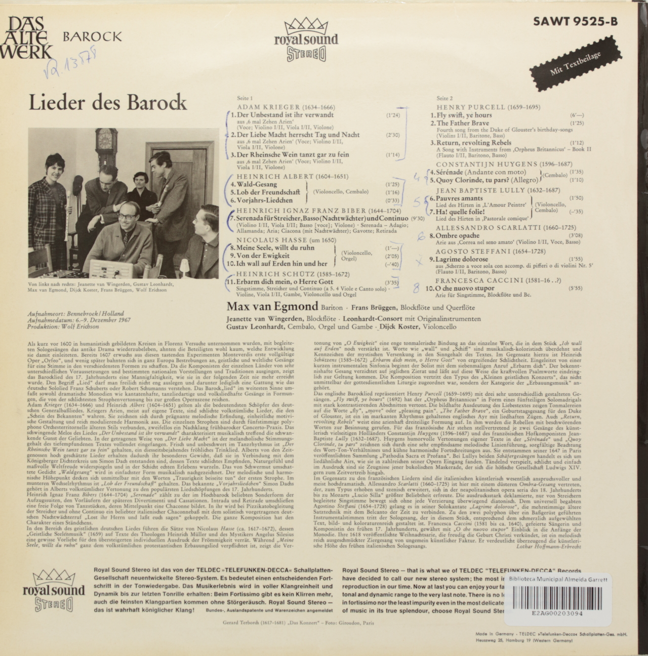 Lieder des Barock